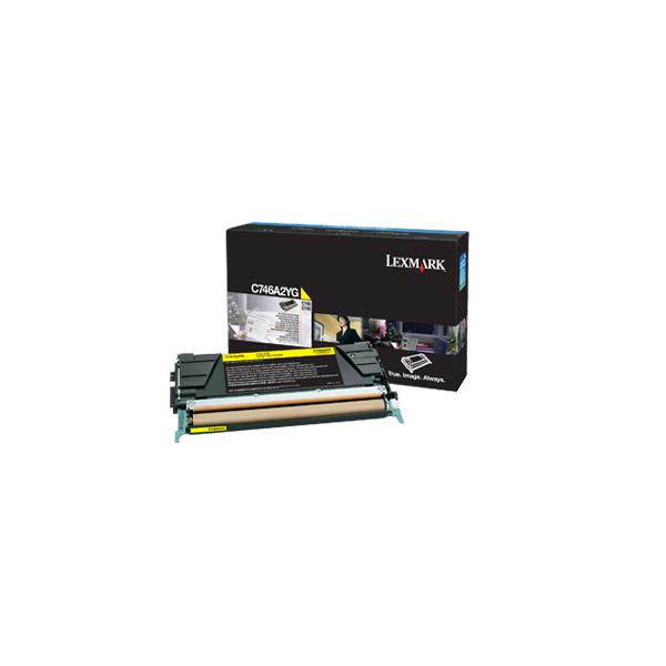 Lexmark C746A2YG cartuccia toner Originale Giallo 1 pezzo(i)