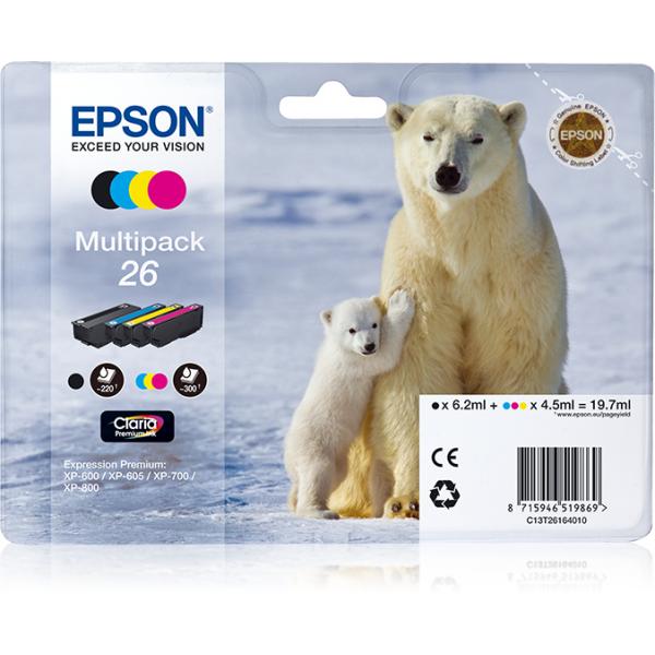 Epson Polar bear Multipack 26 (4 colori: NCMG)