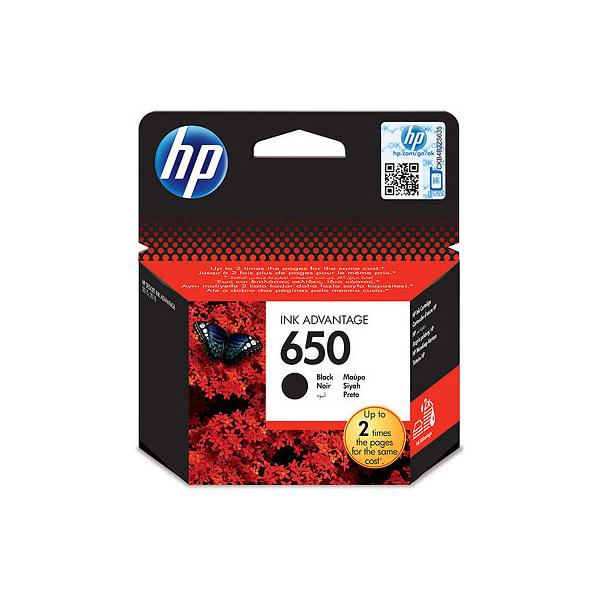 HP 650 cartuccia d'inchiostro 1 pz Originale Nero