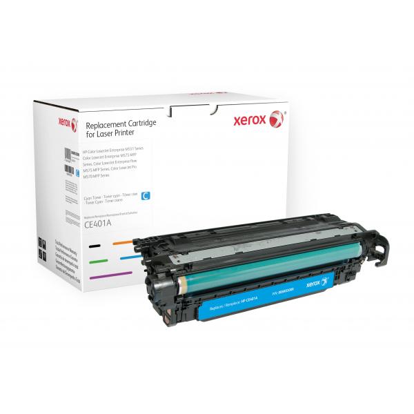 Xerox Cartuccia toner ciano. Equivalente a HP CE401A. Compatibile con HP Colour LaserJet M551DN, Colour LaserJet M551