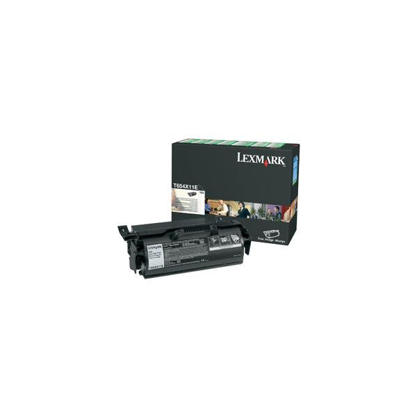 Lexmark T654 Extra High Yield Return Program Print Cartridge cartuccia toner Originale Nero