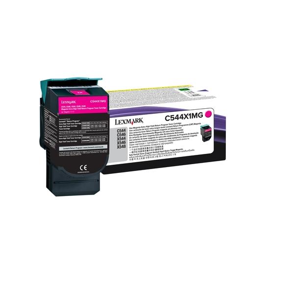 Lexmark C544X1MG cartuccia toner Originale Magenta