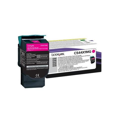 Lexmark C544X1MG cartuccia toner Originale Magenta