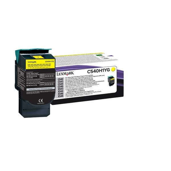 Lexmark C540H1YG cartuccia toner 1 pz Originale Giallo