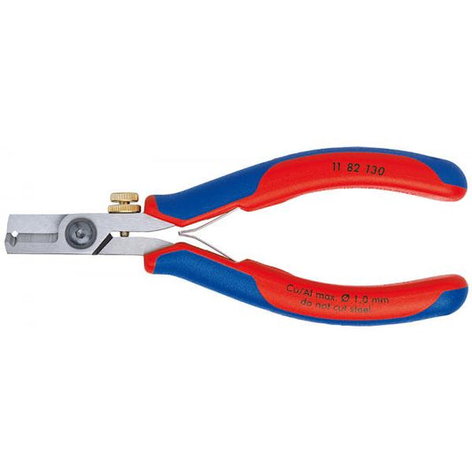 Knipex 11 82 130 Blu, Rosso pinza spellacavi