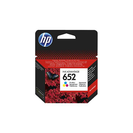 HP 652 Tri-color Original Ink Advantage Cartridge cartuccia d'inchiostro Ciano, Magenta, Giallo