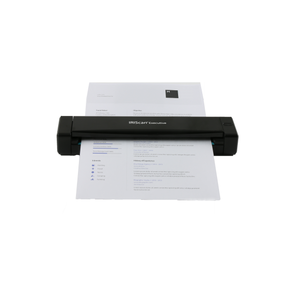 I.R.I.S. IRIScan Executive 4 600 x 600 DPI Scanner a foglio Nero A4