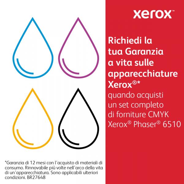 Xerox Cartuccia toner Magenta da 4300 pagine per Phaser 6510 / WorkCentre 6515 (106R03691)