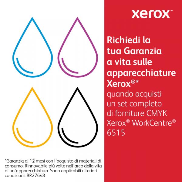 Xerox Cartuccia toner Magenta da 4300 pagine per Phaser 6510 / WorkCentre 6515 (106R03691)