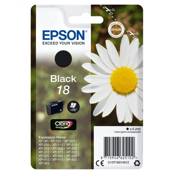 Epson Daisy Cartuccia Margherita Nero Inchiostri Claria Home 18