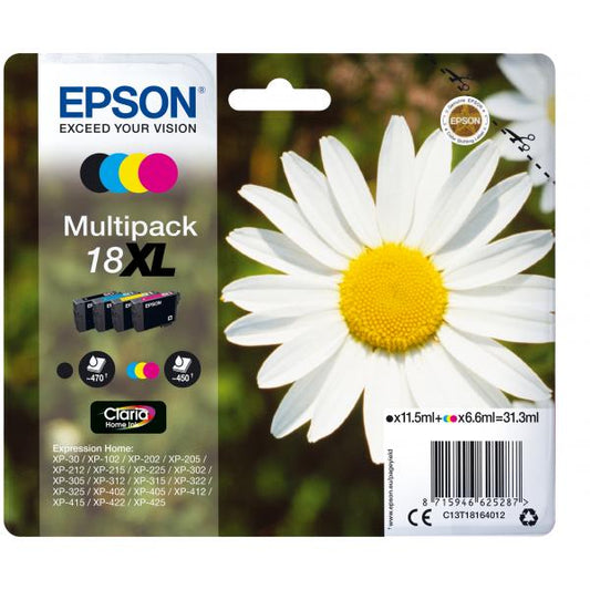 Epson Daisy Multipack Margherita 4 colori Inchiostri Claria Home 18XL