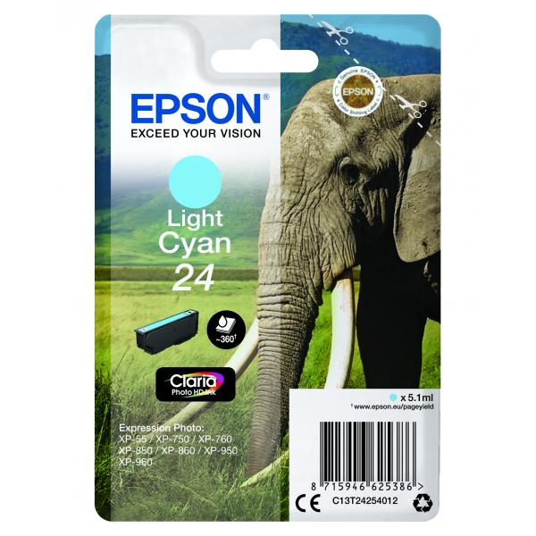 Epson Elephant Cartuccia Ciano-chiaro