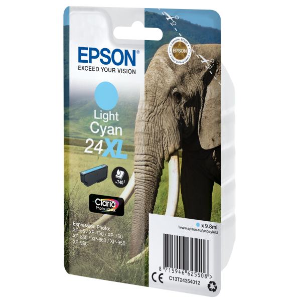 Epson Elephant Cartuccia Ciano chiaro XL