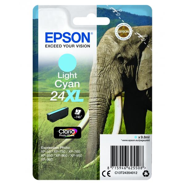 Epson Elephant Cartuccia Ciano chiaro XL