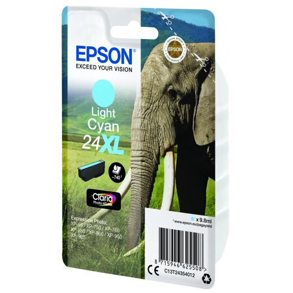 Epson Elephant Cartuccia Ciano chiaro XL