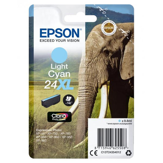 Epson Elephant Cartuccia Ciano chiaro XL