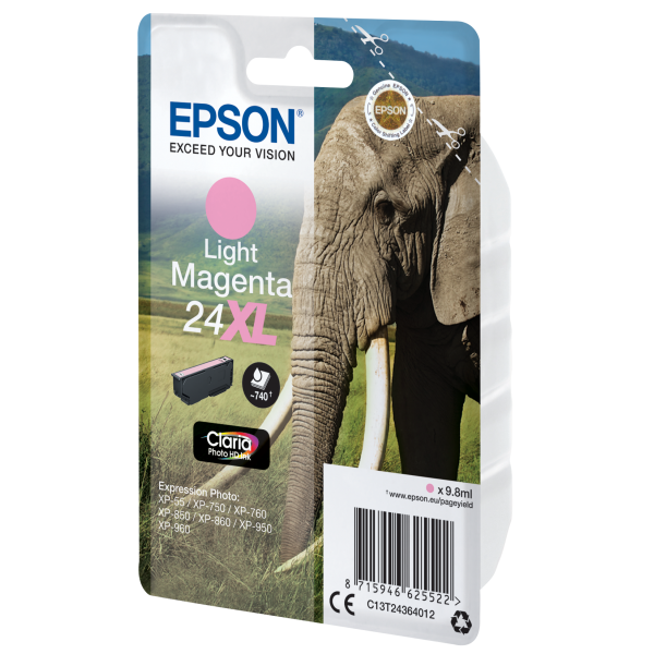 Epson Elephant Cartuccia Magenta chiaro XL