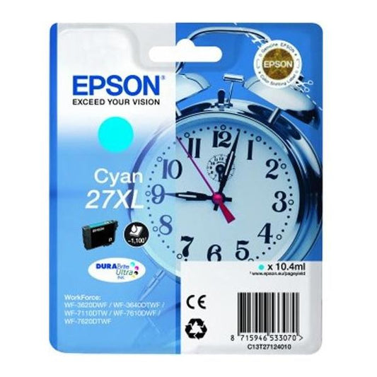 Epson Alarm clock Cartuccia Sveglia Ciano Inchiostri DURABrite Ultra 27XL