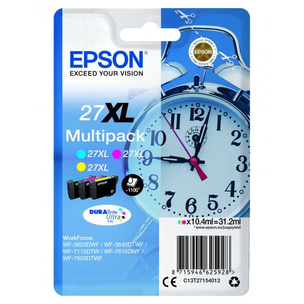 Epson Alarm clock Multipack Sveglia 3 colori Inchiostri DURABrite Ultra 27XL