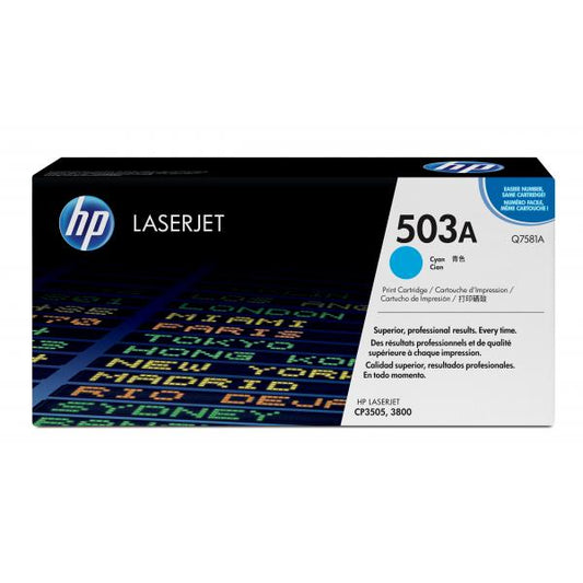 HP Cartuccia Toner originale ciano LaserJet 503A