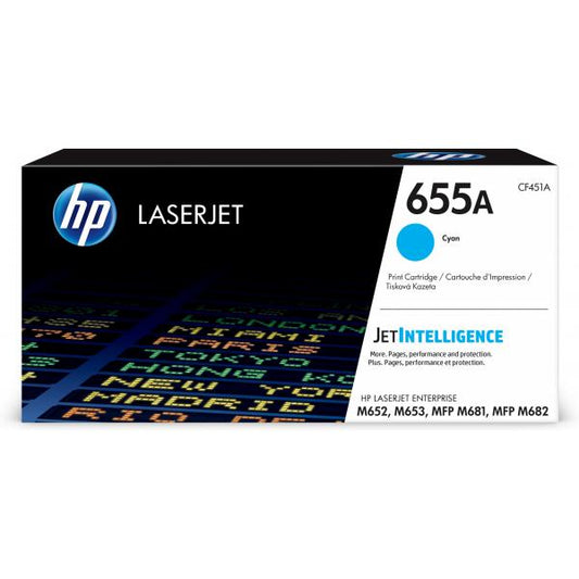 HP Cartuccia toner ciano originale LaserJet 655A