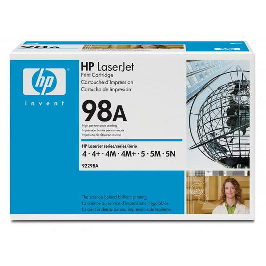 HP 98A Black Original LaserJet Toner Cartridge cartuccia toner 1 pz Originale Nero