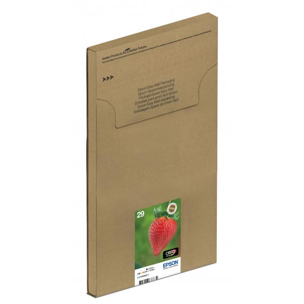 Epson Strawberry Multipack Fragole 4 colori Inchiostri Claria Home 29 in confezione EasyMail Packaging