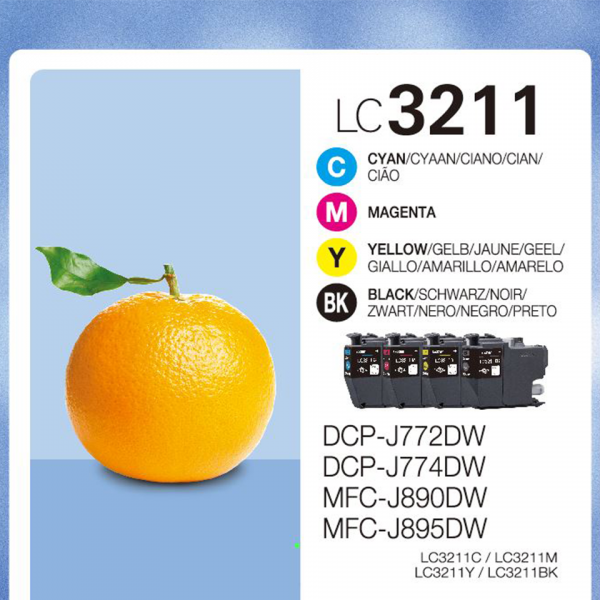 Brother LC-3211VAL cartuccia d'inchiostro Originale Nero, Ciano, Magenta, Giallo