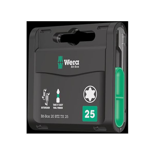 Wera Tools 20 BTZ TX 25pezzo(i) punta per cacciavite