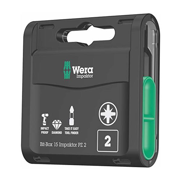 Wera Tools Bit-Box 15 Impaktor PZ 15pezzo(i) punta per cacciavite