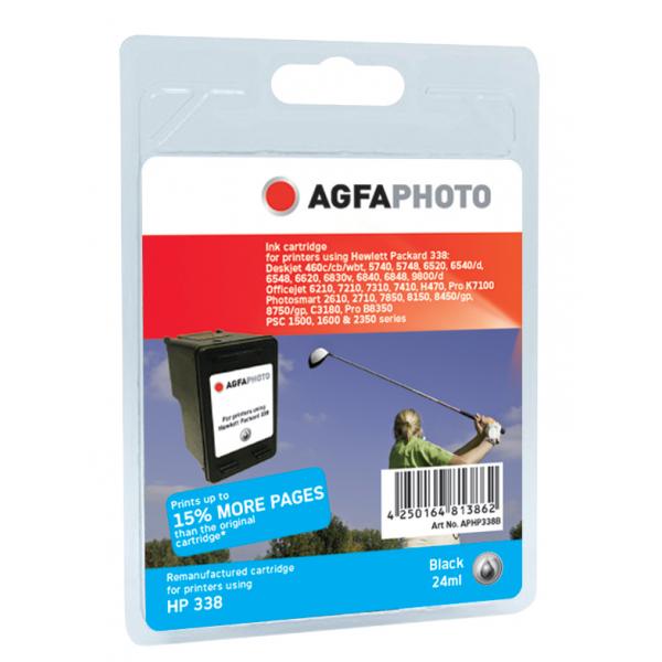 AgfaPhoto APHP338B cartuccia d'inchiostro 1 pz Nero