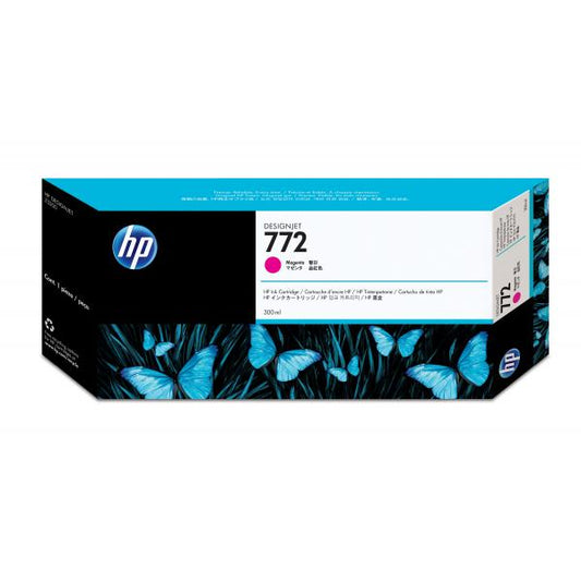 HP Cartuccia inchiostro magenta DesignJet 772, 300 ml