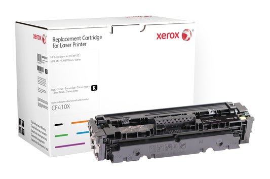 Xerox Cartuccia toner nero. Equivalente a HP CF410X. Compatibile con HP Color LaserJet Pro MFP M477, LaserJet Pro MFP M377, Pro M452