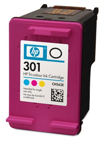 HP 301 Tri-color Ink Cartridge Originale Ciano, Magenta, Giallo