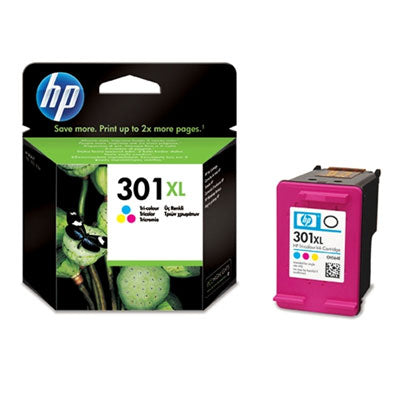 HP 301XL Tri-color Ink Cartridge Originale Ciano, Magenta, Giallo