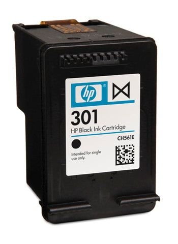 HP 301 Black Ink Cartridge Originale Nero