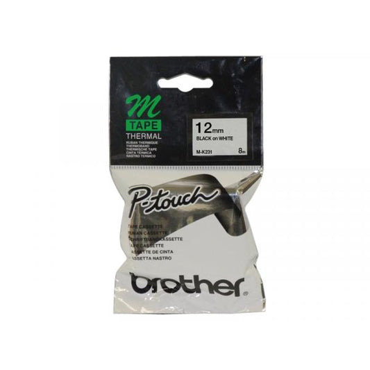 Brother MK231 nastro per etichettatrice Nero su bianco M