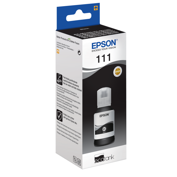 Epson 111 EcoTank Pigment black ink bottle