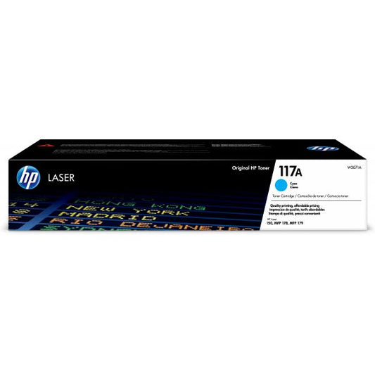 HP Cartuccia toner ciano per stampante laser originale 117A