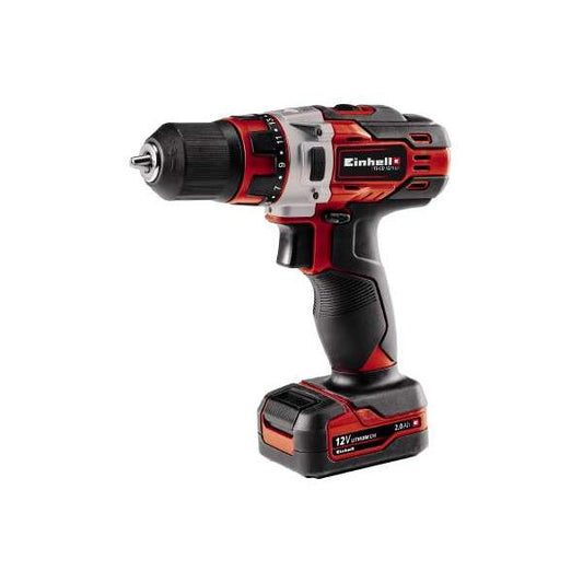 Einhell TE-CD 1 Senza chiave Nero, Rosso 1400 Giri/min 1,13 kg