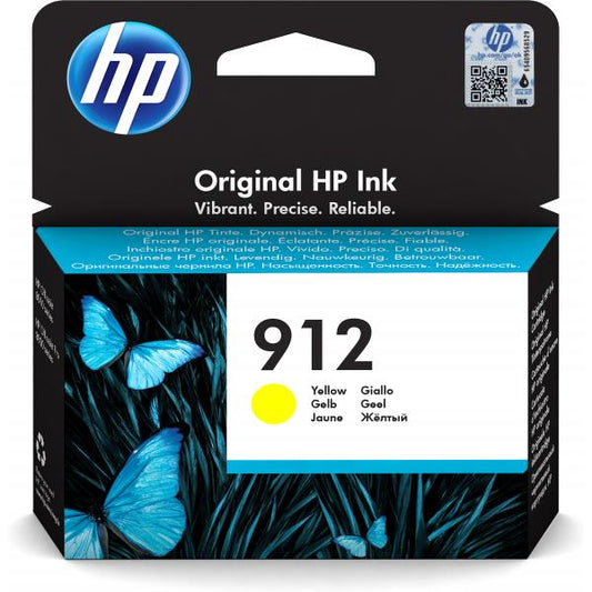 HP 912 cartuccia d'inchiostro 1 pz Originale Resa standard Giallo