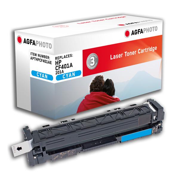 AgfaPhoto APTHPCF401AE cartuccia toner Compatible Ciano 1 pezzo(i)