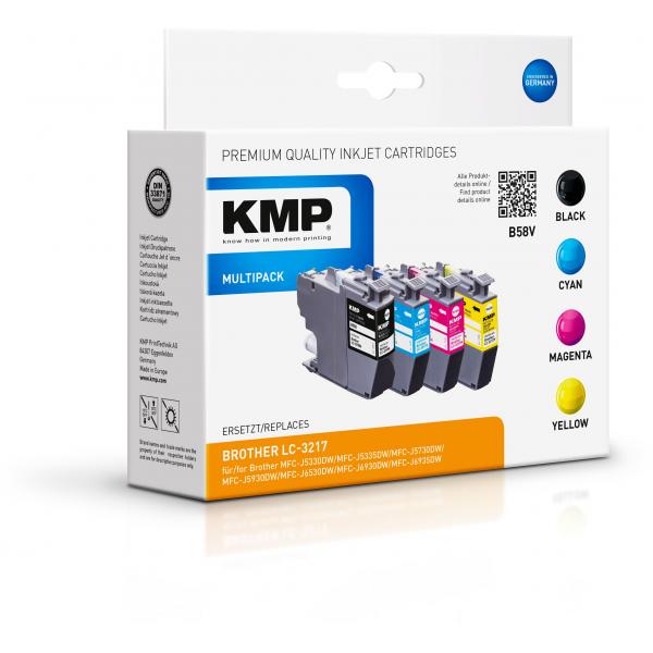 KMP B58V Compatible Nero, Ciano, Magenta, Giallo Multipack 4 pezzo(i)