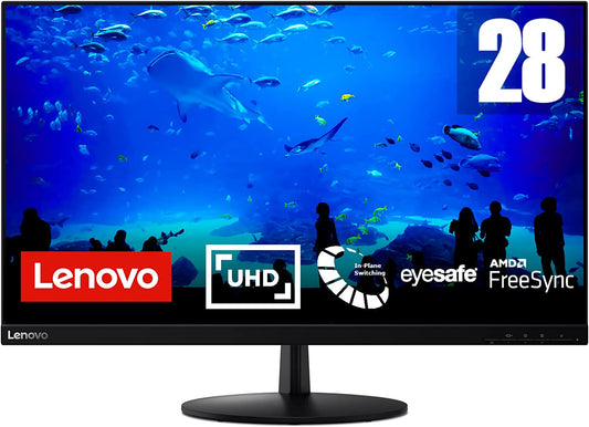 Lenovo MONITOR L28U-30 28 3840 X 2160 4K @ 60 HZ - IPS - 300 CD/M - 1000:1-4 MS - HDMI, DISPLAYPORT