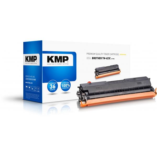 KMP Toner sostituisce Brother TN-423C, TN423C Compatibile Ciano 4000 pagine B-T99X