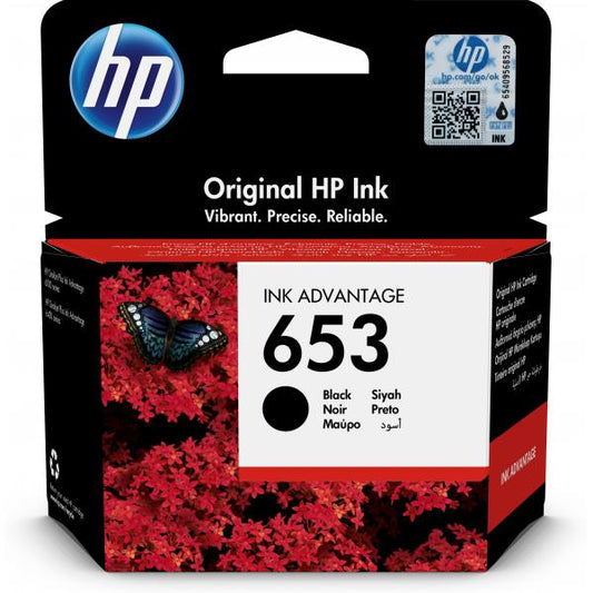 HP 653 1 pezzo(i) Originale Resa standard Nero