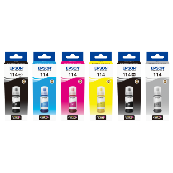 Epson 114 EcoTank Pigment Black ink bottle