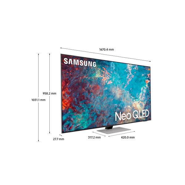 Samsung Neo QLed Smart Tv 4K QE75QN85AATXZT 75 Pollici Processore Neo Quantum 4K Quantum Matrix Object Tracking Sound
