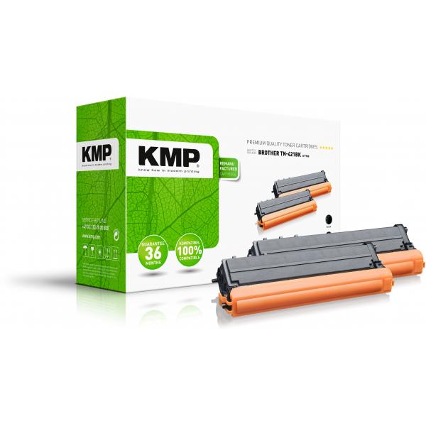 KMP DOUBLEPACK B-T98D cartuccia toner 2 pz Compatibile Nero