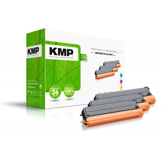 KMP TRIPLEPACK B-T99V cartuccia toner 3 pz Compatibile Ciano, Magenta, Giallo